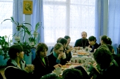 Встреча в Космодемьянской школе
